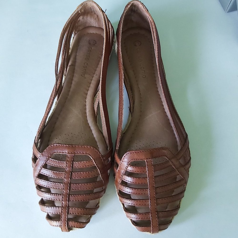 Corso Como leather espadrilles sz 7.5 NWOB